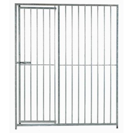 Panneau à Barreaux - Espacement 8cm - 1m50 - Avec Porte | Distripro Petfood