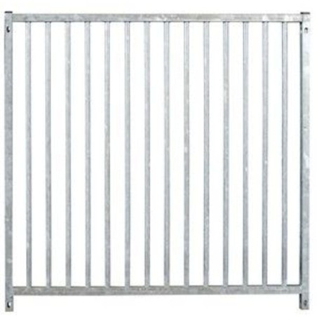 Grille de Parc à Chiots Avec Porte (0,95m x 1m) - Espacement Barreaux 5cm | Distripro Petfood