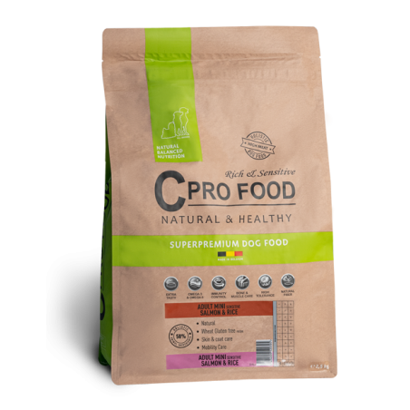 Cprofood Adult Mini Saumon & Riz - 2,5kg | Distripro Petfood