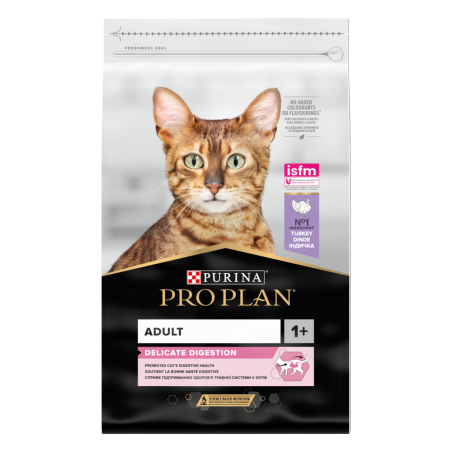Pro Plan Chat Adulte Délicate Digestion Dinde - 3kg | Distripro Petfood
