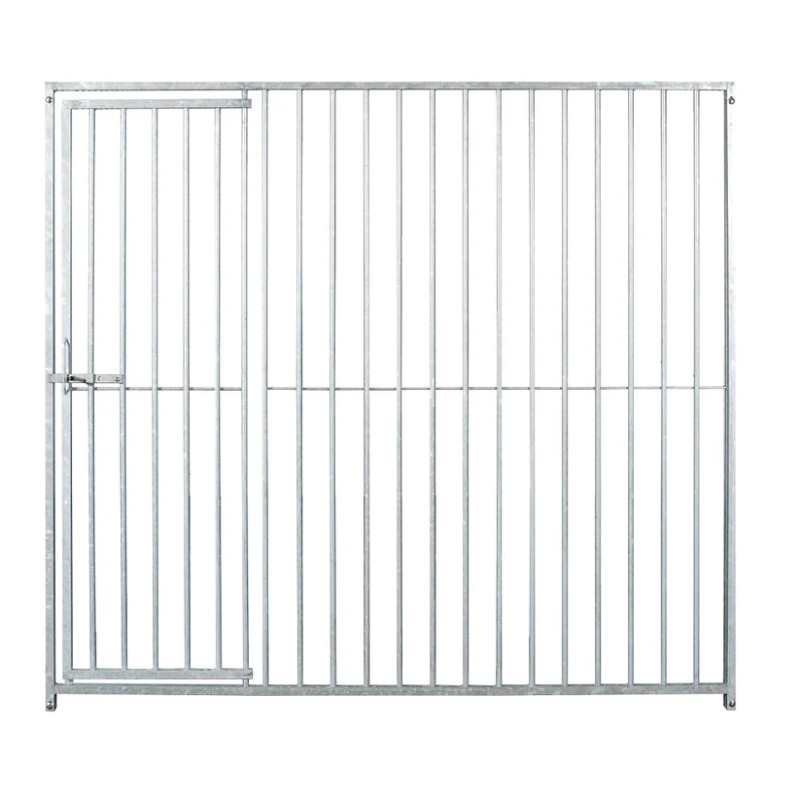 Panneau à Barreaux - Espacement 8cm - 2m - Avec Porte | Distripro Petfood
