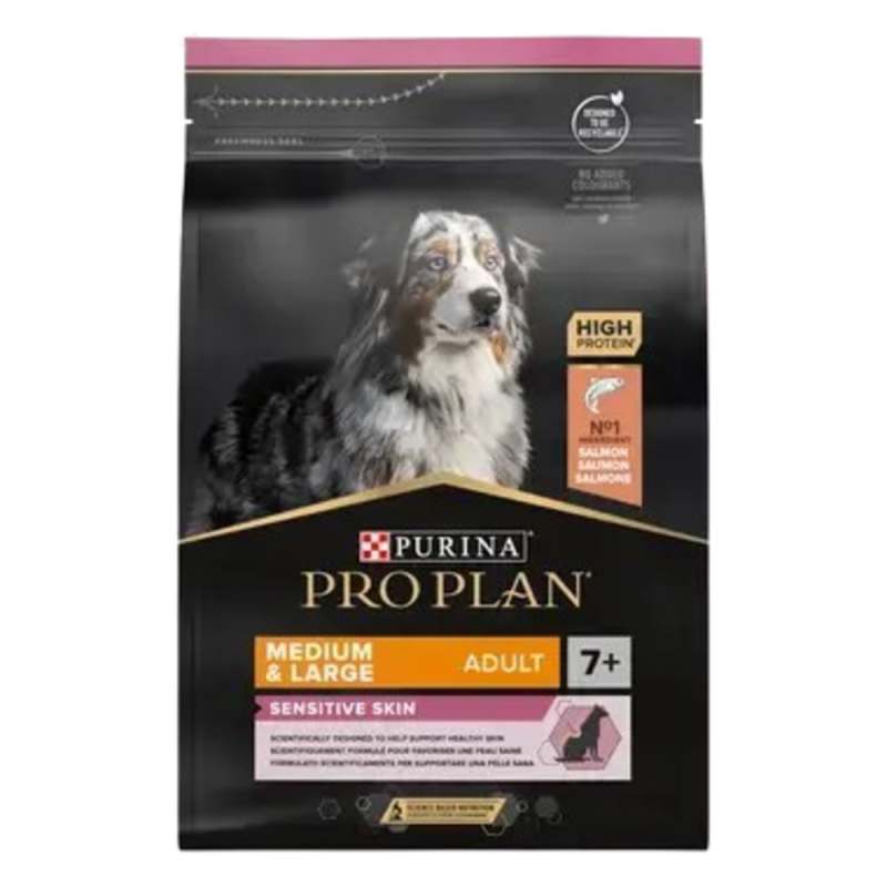 Pro Plan Medium & Large Senior 7+ SKIN (Poulet) | Distripro Petfood