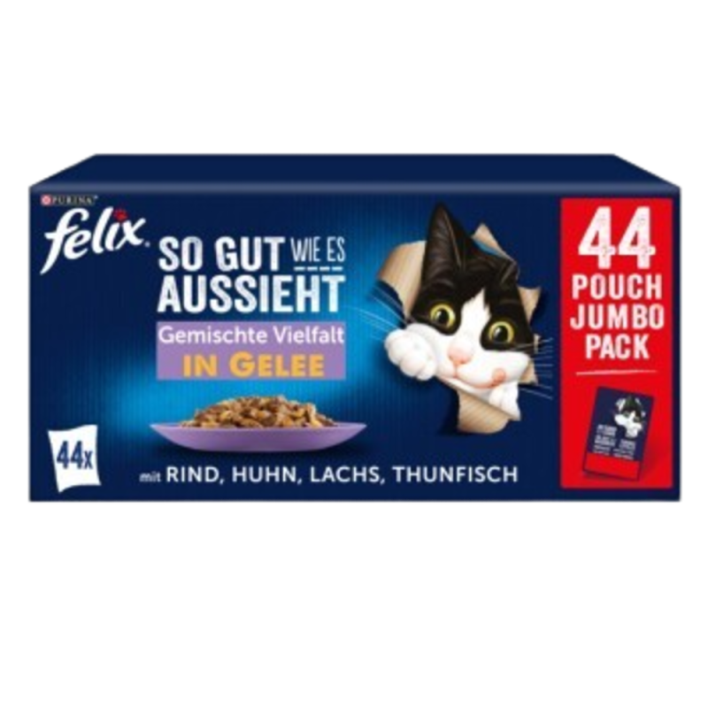 Félix - Lot de 44 Sachets Fraîcheur - 85G | Distripro Petfood